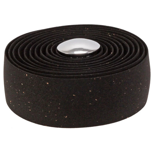Thick and Zesty Cork Bar Tape Black - Bicycle Warehouse