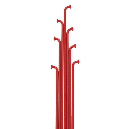 Colored 14g Spoke Red 308mm 36/Count - Bicycle Warehouse