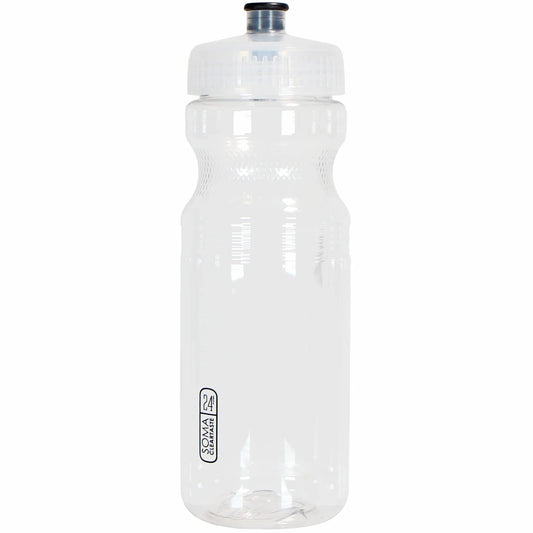 Clear Taste Water Bottle Clear/Black 24oz - Bicycle Warehouse