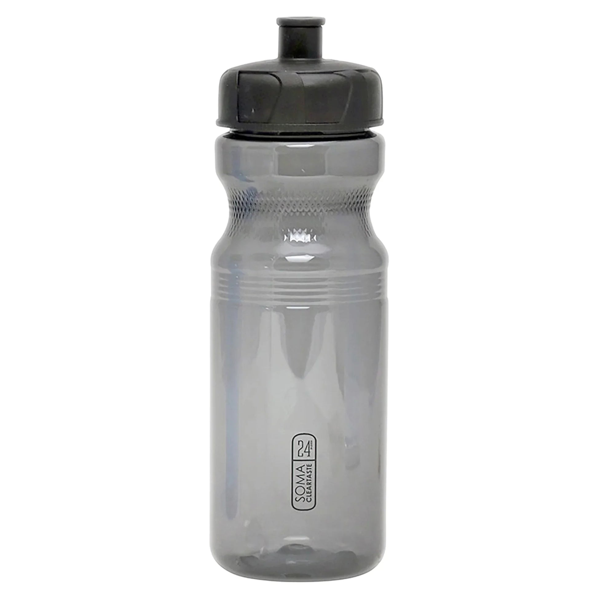 Clear Taste Water Bottle Smoke/Black 24oz - Bicycle Warehouse