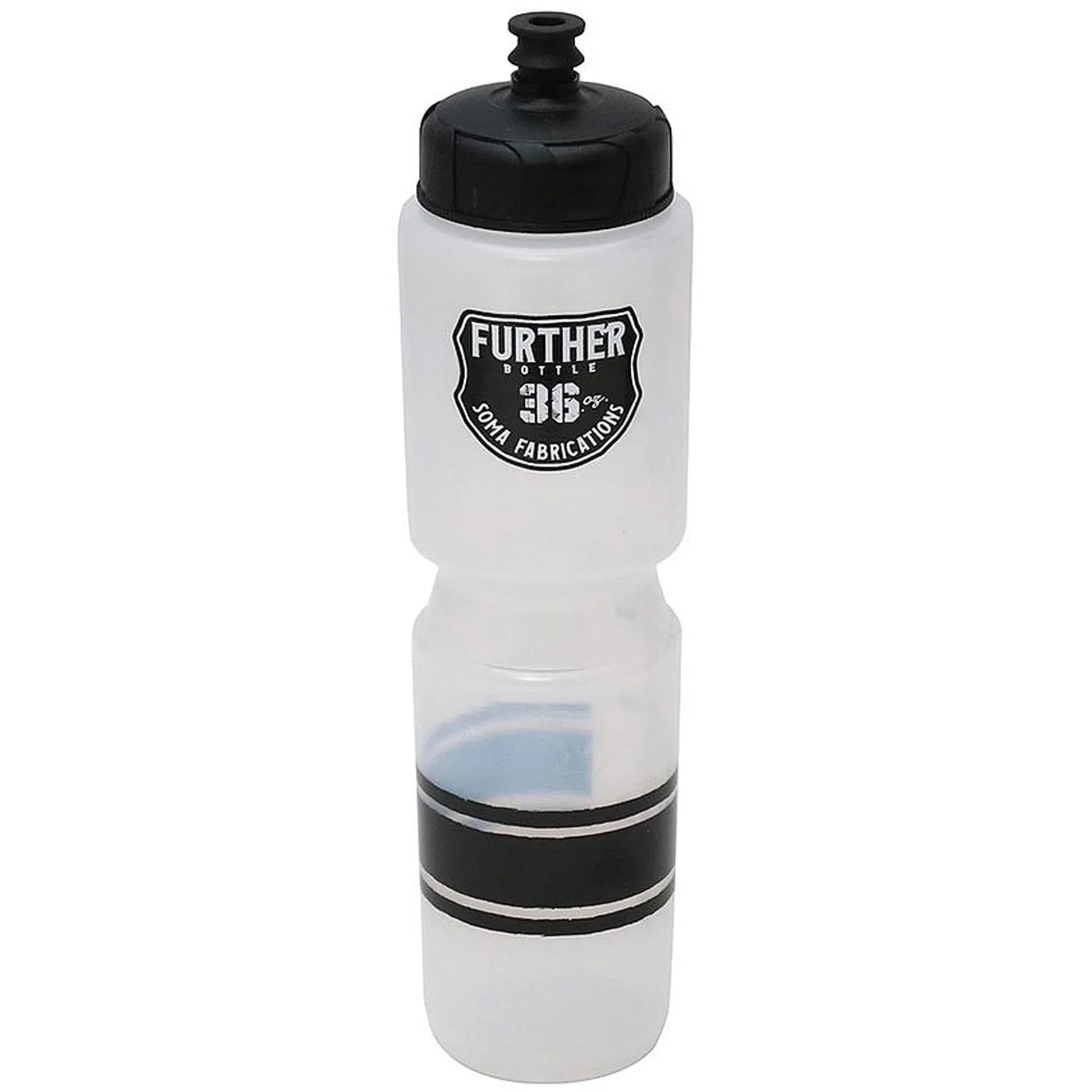 Further Soft Bite Water Bottle Clear/Black 36oz - Bicycle Warehouse