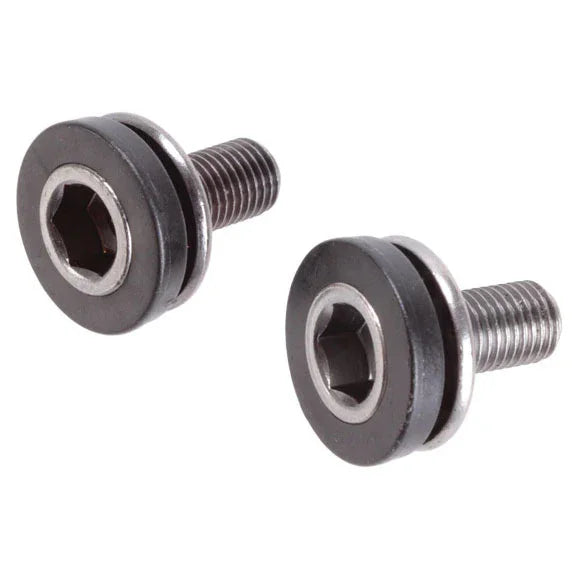 Crank Hex Cap Bolt Set JIS 8x1.0mm KBP - Pair - Bicycle Warehouse