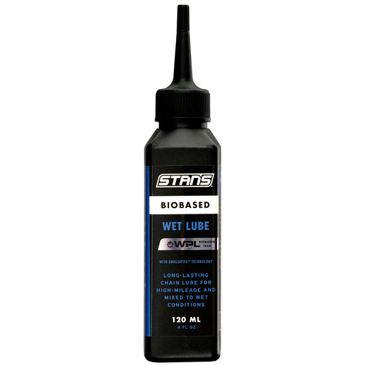 Stans Biobased Wet Chain Lube 120ml (4oz) Drip - Bicycle Warehouse