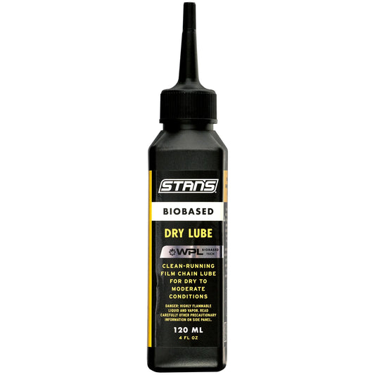 Stans Biobased Dry Chain Lube 120ml (4oz) Drip - Bicycle Warehouse