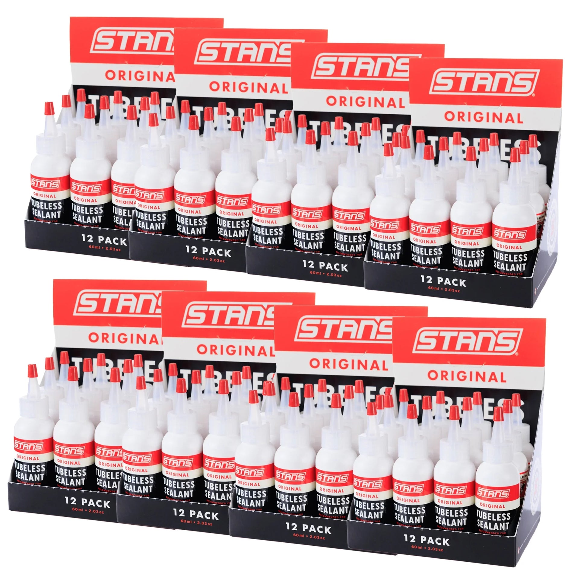 Stans Original Tubeless Sealant 60ml (2oz) 8x12/Count POP - Bicycle Warehouse
