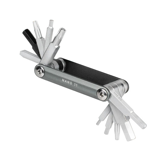 Nano 11 Multi Tool - Black/Gray - Bicycle Warehouse