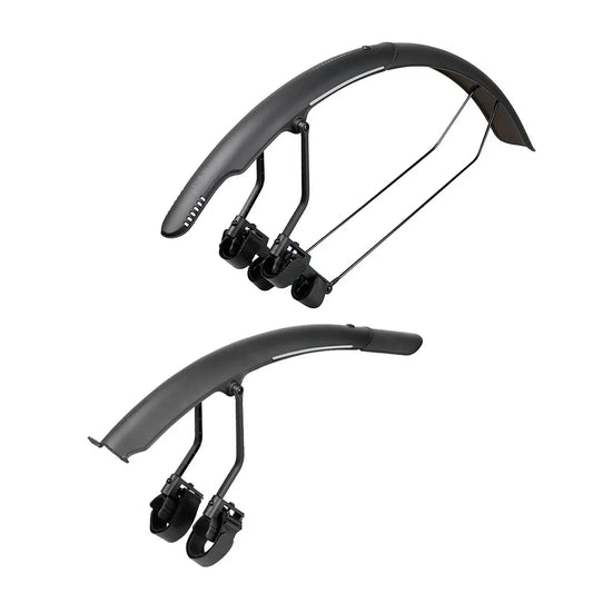 Tetrafender R1 / R2 Fender Set - Fits Up To 650/700 x 32 Road Tire BLK - Bicycle Warehouse