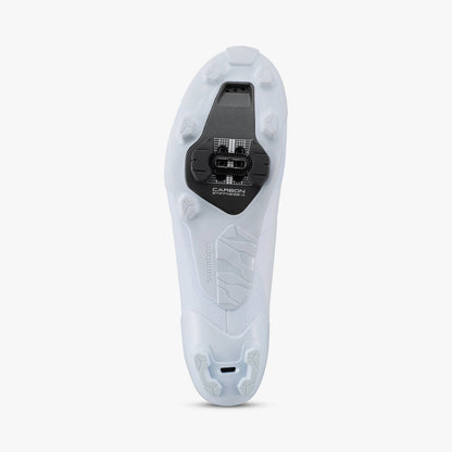 S-PHYRE SH-RX910 cycling shoe outsole with cleats and a black cleat mount