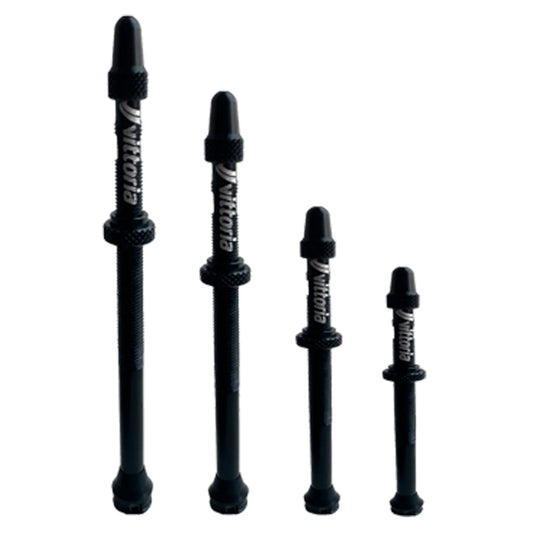 Multiway Tubeless Valve Alloy Black 40mm (Pair) - Bicycle Warehouse