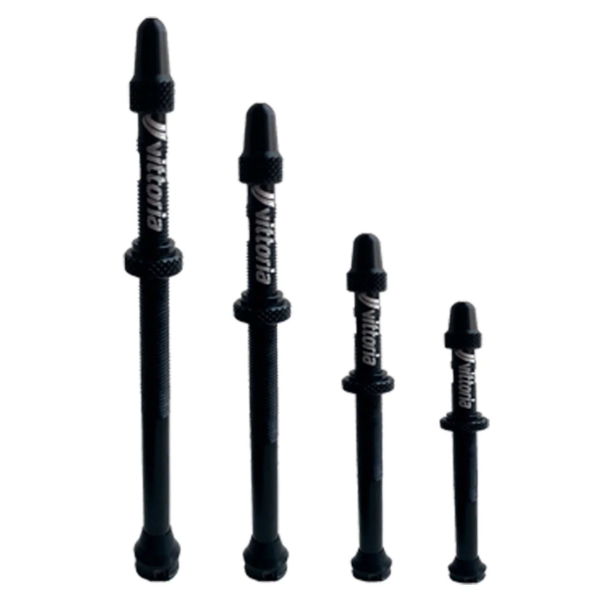 Multiway Tubeless Valve Alloy Black 60mm (Pair) - Bicycle Warehouse