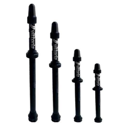 Multiway Tubeless Valve Alloy Black 60mm (Pair) - Bicycle Warehouse