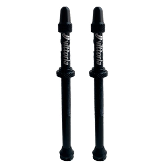 Multiway Tubeless Valve Alloy Black 80mm (Pair) - Bicycle Warehouse
