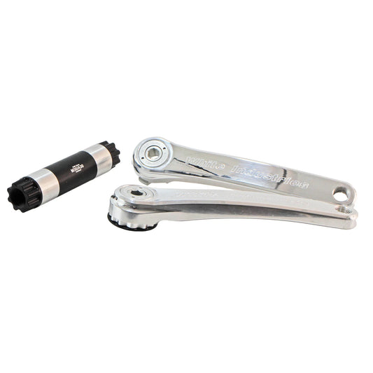 M30 Mountain Cranks 30mm Spindle 175mm Silver - Bicycle Warehouse