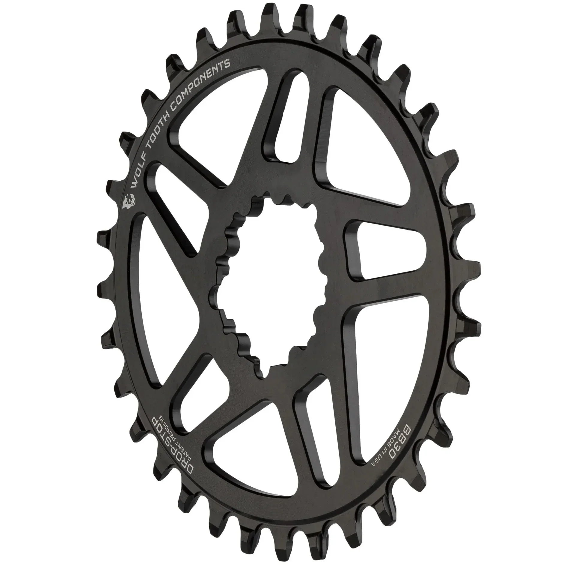 Direct Mount Chainring - 32t SRAM Direct Mount For SRAM 3-Bolt Boost Requires 12-Speed Hyperglide+ Chain BLK - Bicycle Warehouse