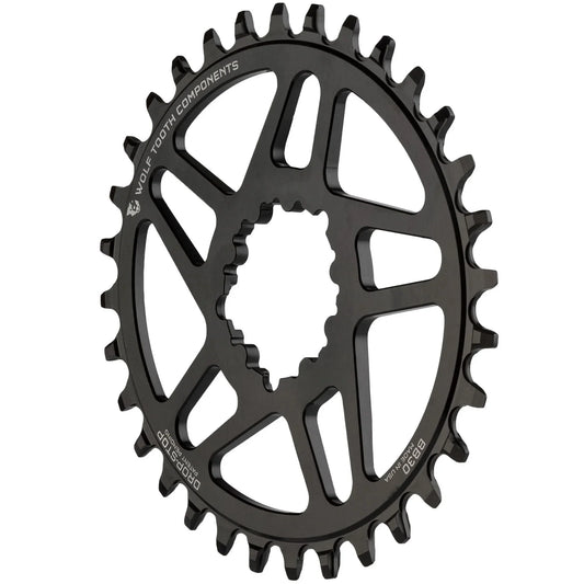 Direct Mount Chainring - 32t SRAM Direct Mount For SRAM 3-Bolt Boost Requires 12-Speed Hyperglide+ Chain BLK - Bicycle Warehouse
