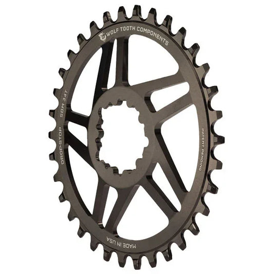 Direct Mount Chainring - 30t SRAM Direct Mount Drop-Stop A For SRAM 3-Bolt Cranksets 6mm Offset BLK - Bicycle Warehouse