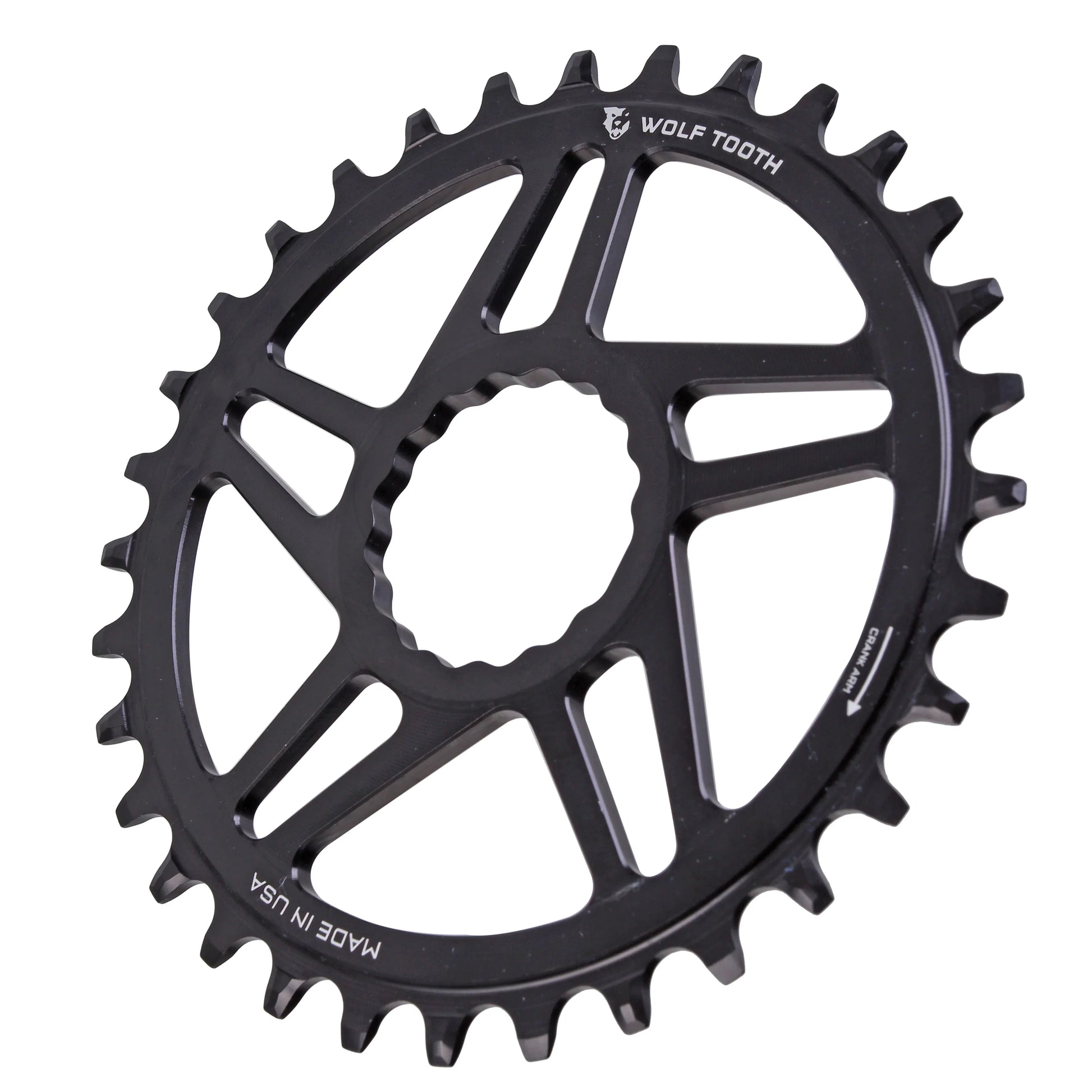 Direct Mount Chainring - 34t RaceFace/Easton CINCH Direct Mount Boost 3mm Offset Requires 12-Speed Hyperglide+ Chain BLK - Bicycle Warehouse