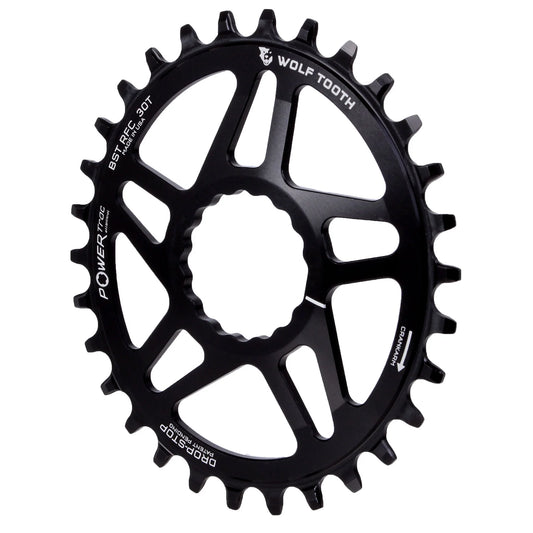 Elliptical Direct Mount Chainring - 30t RaceFace/Easton CINCH Direct Mount Drop-Stop B For Boost Cranks 3mm Offset BLK - Bicycle Warehouse