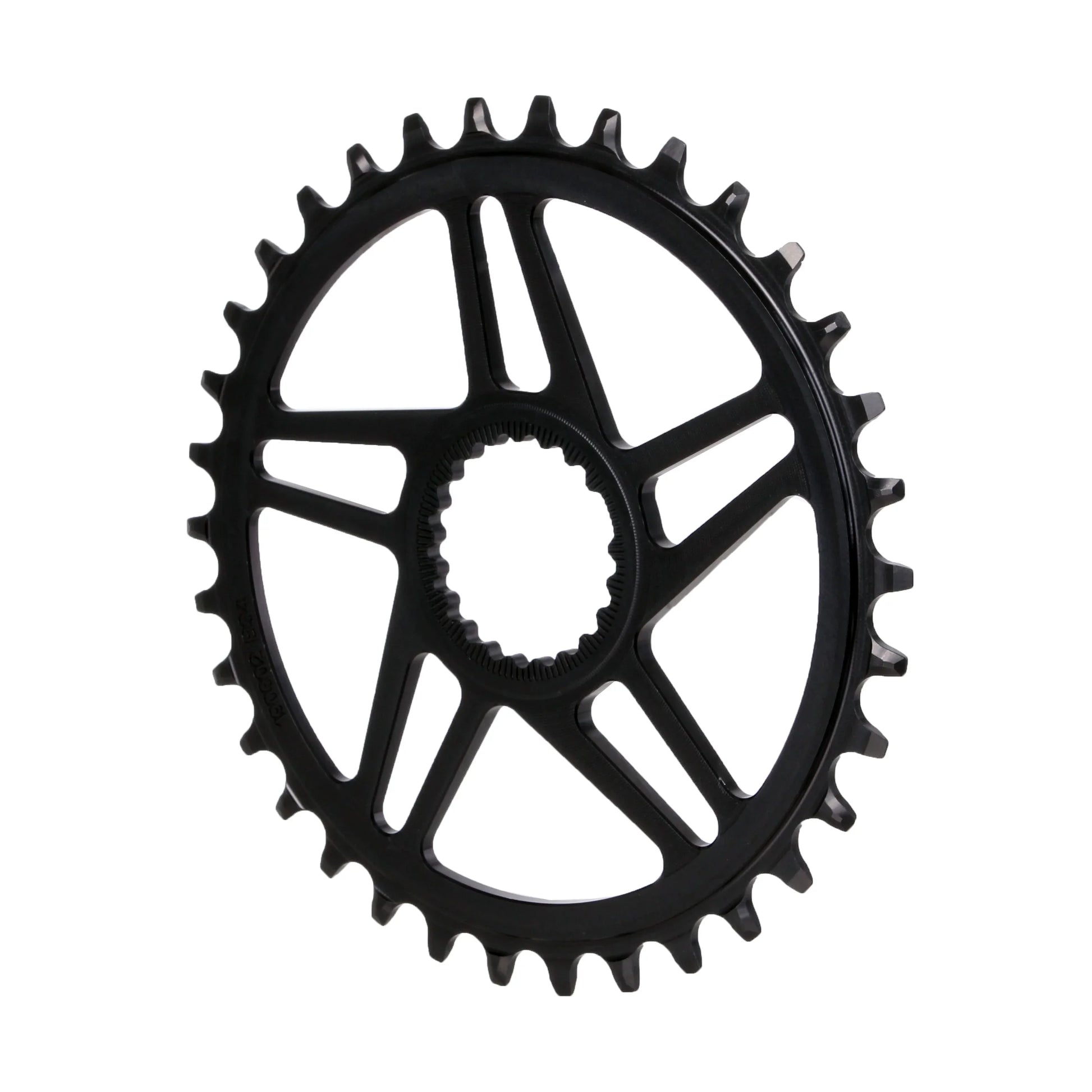 Direct Mount Chainring - 34t Shimano DM For Boost Cranks 3mm Offset Requires 12-Speed Hyperglide+ Chain BLK - Bicycle Warehouse