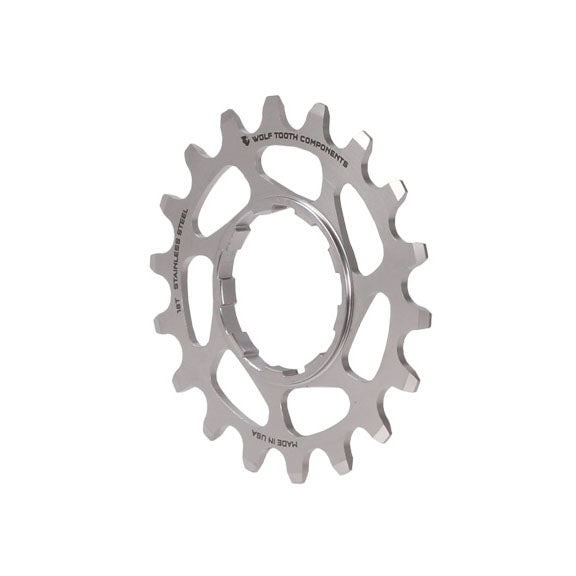 Single Speed Stainless Steel Cog - 18t Compatible 3/32" Chains - Bicycle Warehouse