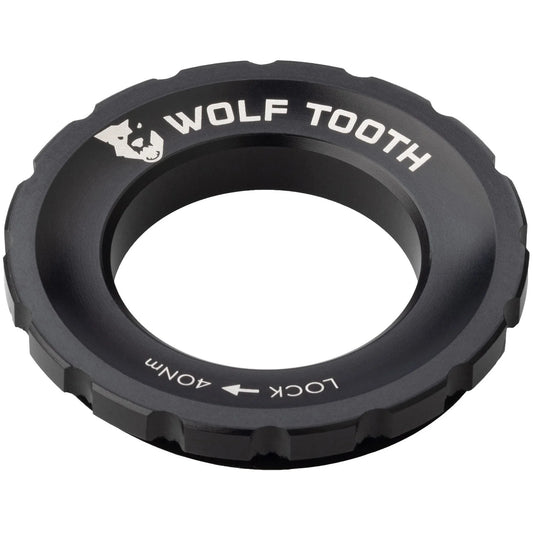 CenterLock Rotor Lockring - External Splined Black - Bicycle Warehouse