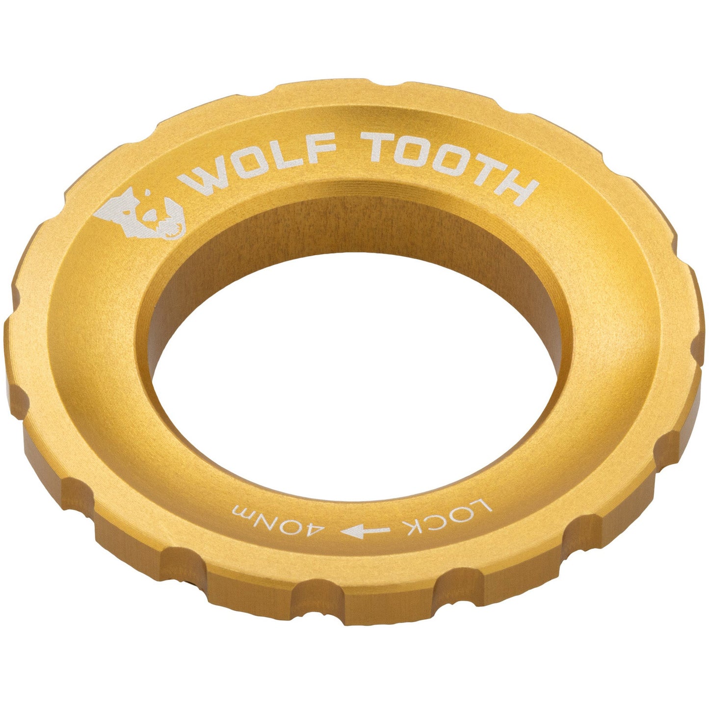 CenterLock Rotor Lockring - External Splined Gold - Bicycle Warehouse