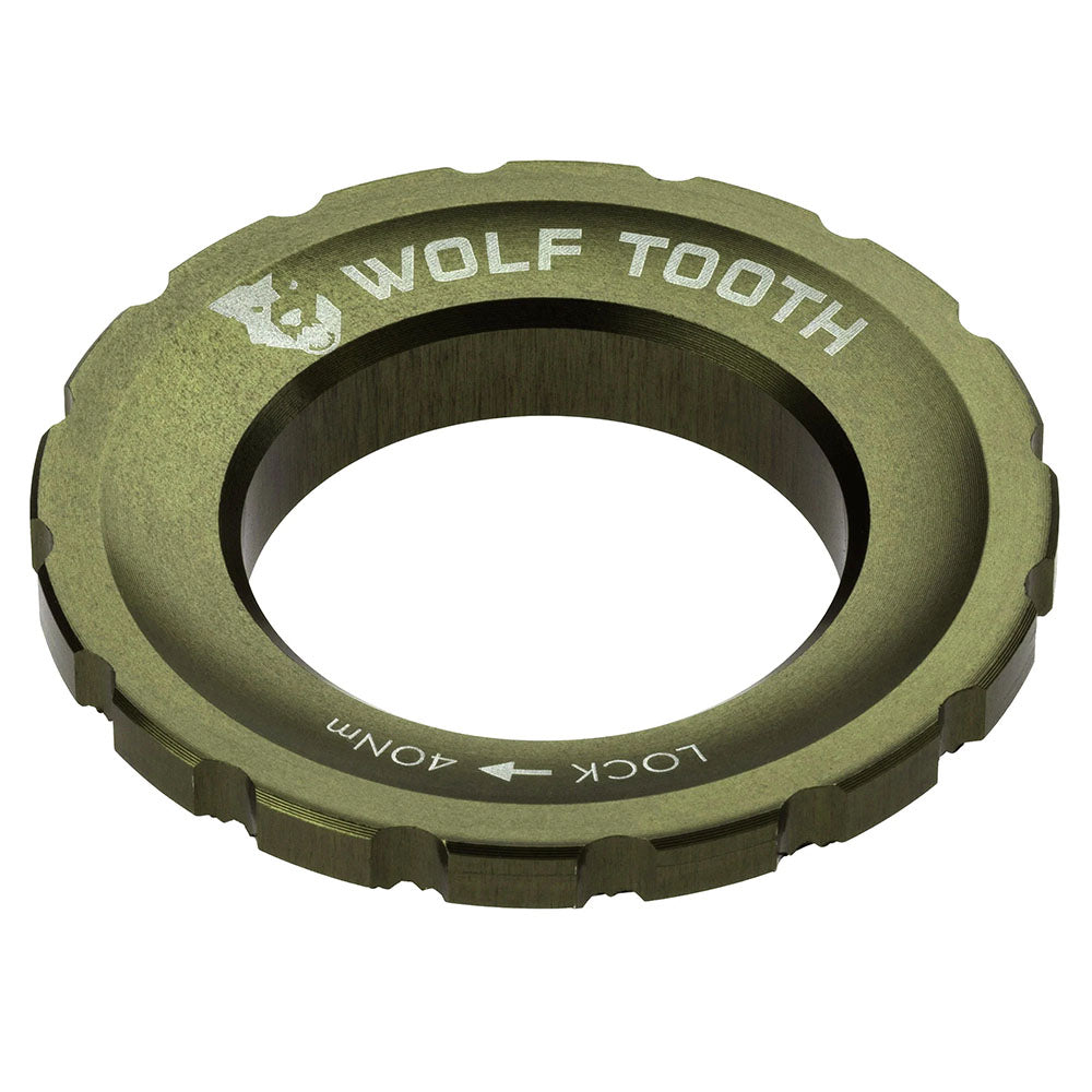 CenterLock Rotor Lockring - External Splined Olive - Bicycle Warehouse