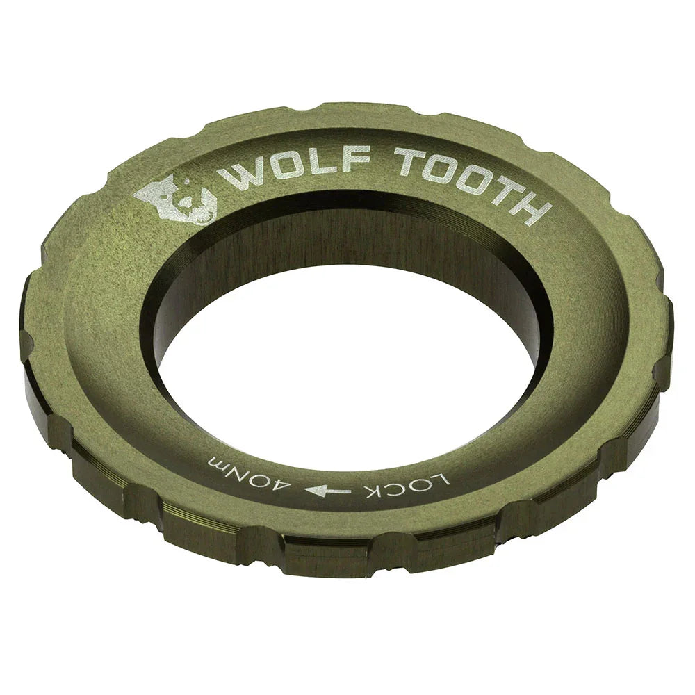 CenterLock Rotor Lockring - External Splined Olive - Bicycle Warehouse