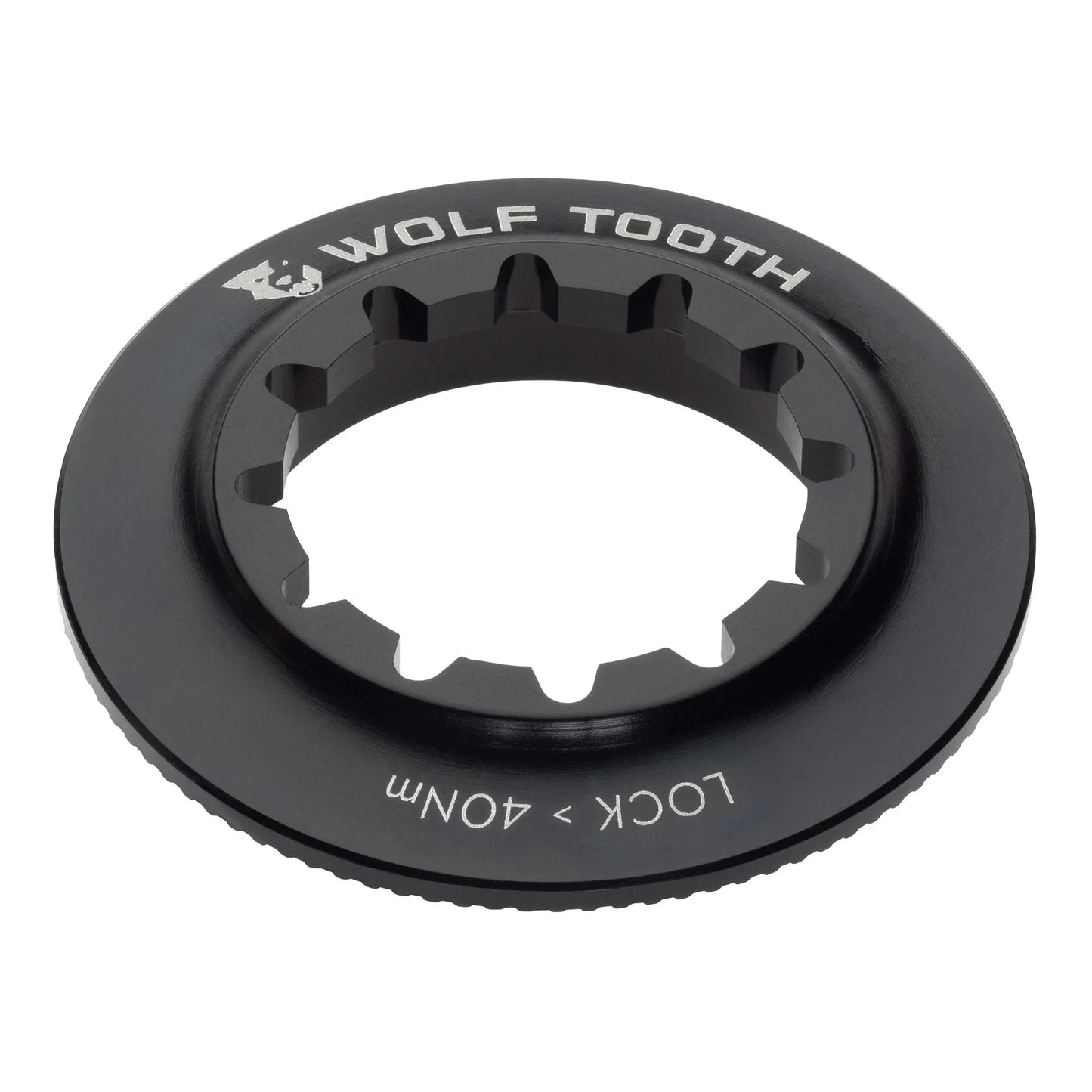 Centerlock Rotor Lockring - Internal Splined Black - Bicycle Warehouse