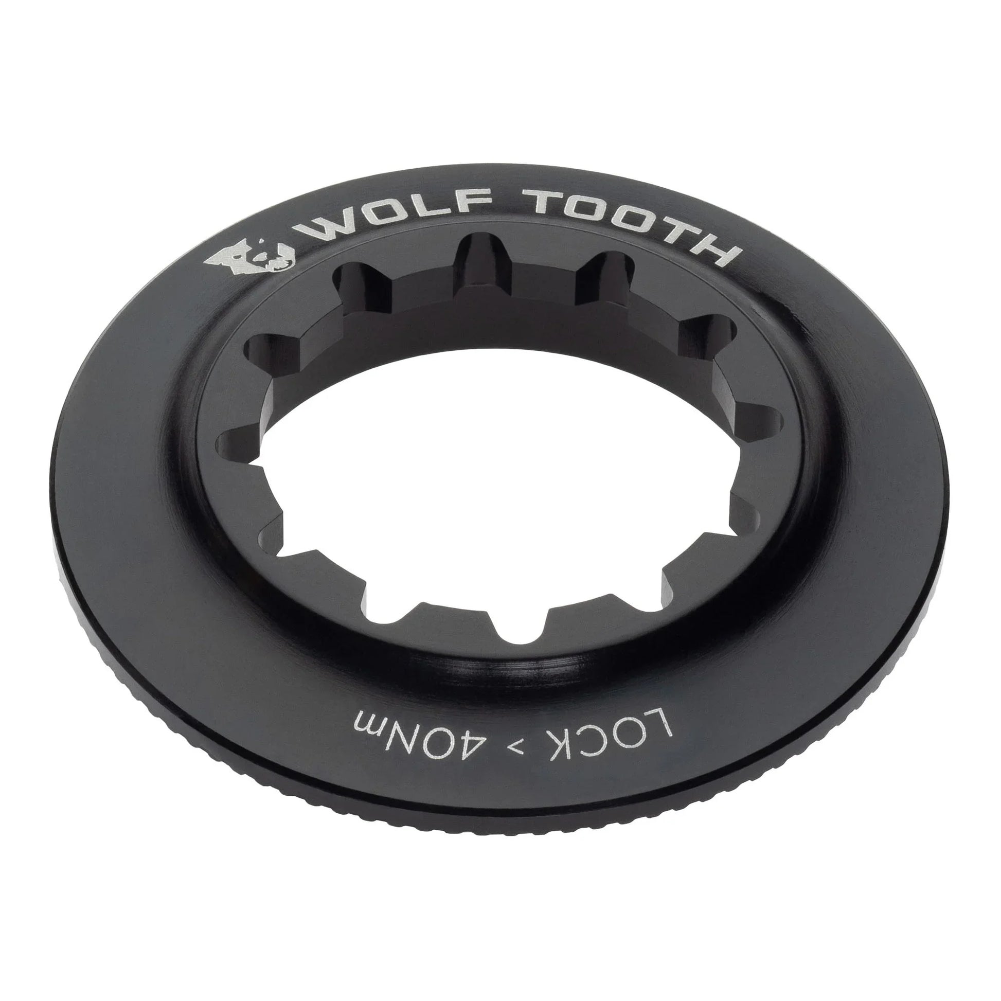 Centerlock Rotor Lockring - Internal Splined Black - Bicycle Warehouse