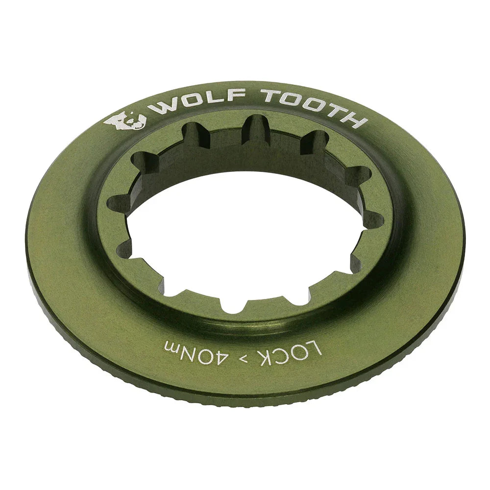 CenterLock Rotor Lock Ring - Internal Splined Olive - Bicycle Warehouse