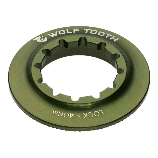 CenterLock Rotor Lock Ring - Internal Splined Olive - Bicycle Warehouse