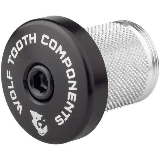 Compression Plug with Integrated Spacer Stem Cap Black - Bicycle Warehouse