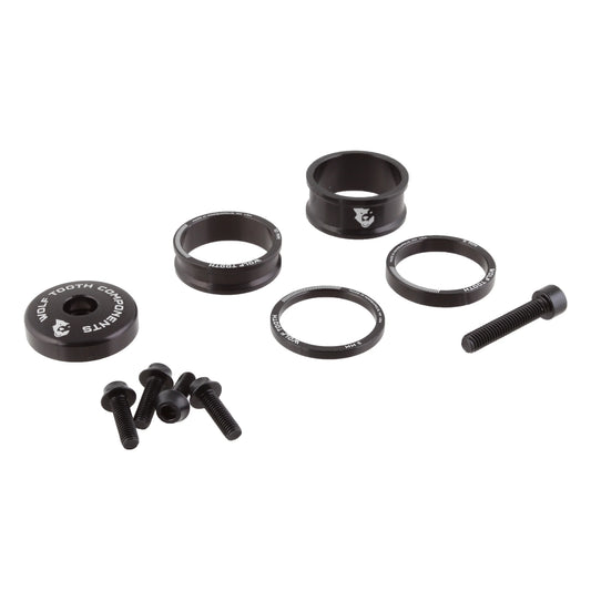 BlingKit: Headset Spacer Kit 3 510 15mm Black - Bicycle Warehouse