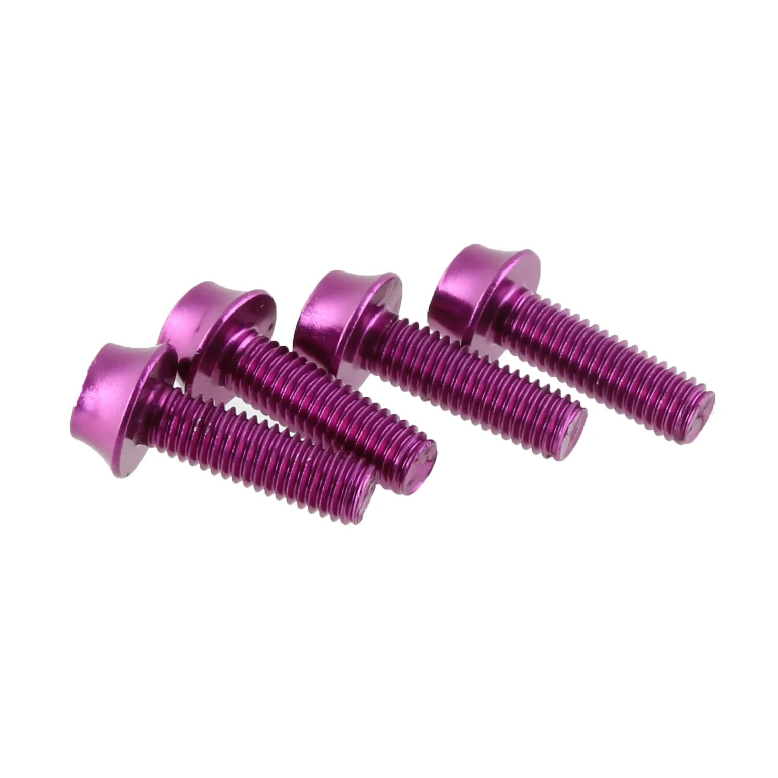 Water Bottle Cage Bolts - Set/4 Aluminum Purple - Bicycle Warehouse