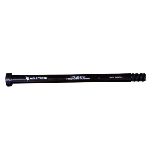Rear Thru Axle - M12 1.75 x 174mm Black - Bicycle Warehouse