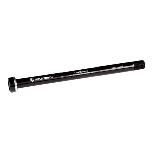 Components Rear Replacement Thru-Axle 1.0x167mm - Black - Bicycle Warehouse