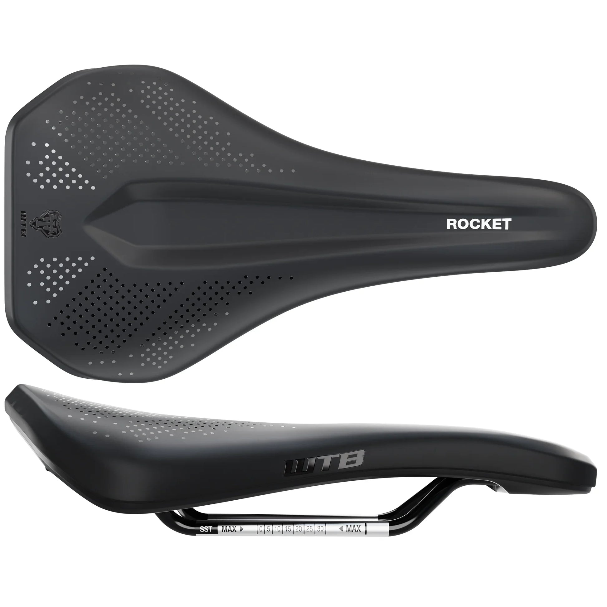 WTB Rocket Saddle - Stainless Medium Fusion Form - Bicycle Warehouse