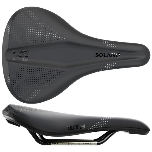 WTB Solano Saddle - Titanium Black Wide Fusion Form - Bicycle Warehouse