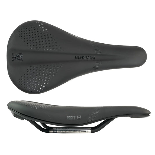 Silverado 265 Fusion Form Saddle - Stainless Black Medium - Bicycle Warehouse