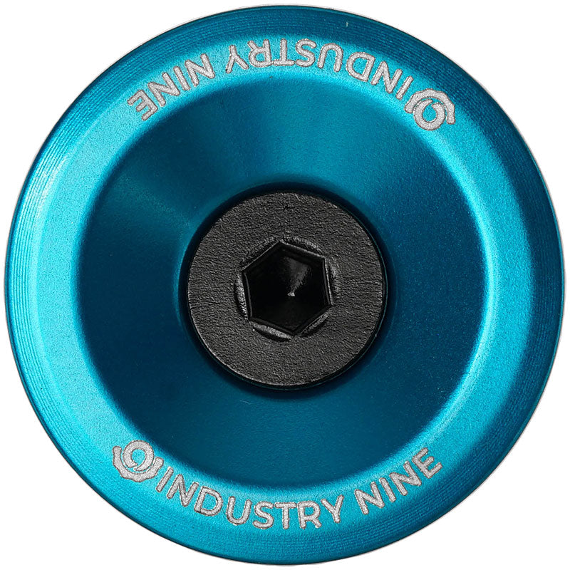 Ultra Light Aluminum Top Cap Turquoise - Bicycle Warehouse