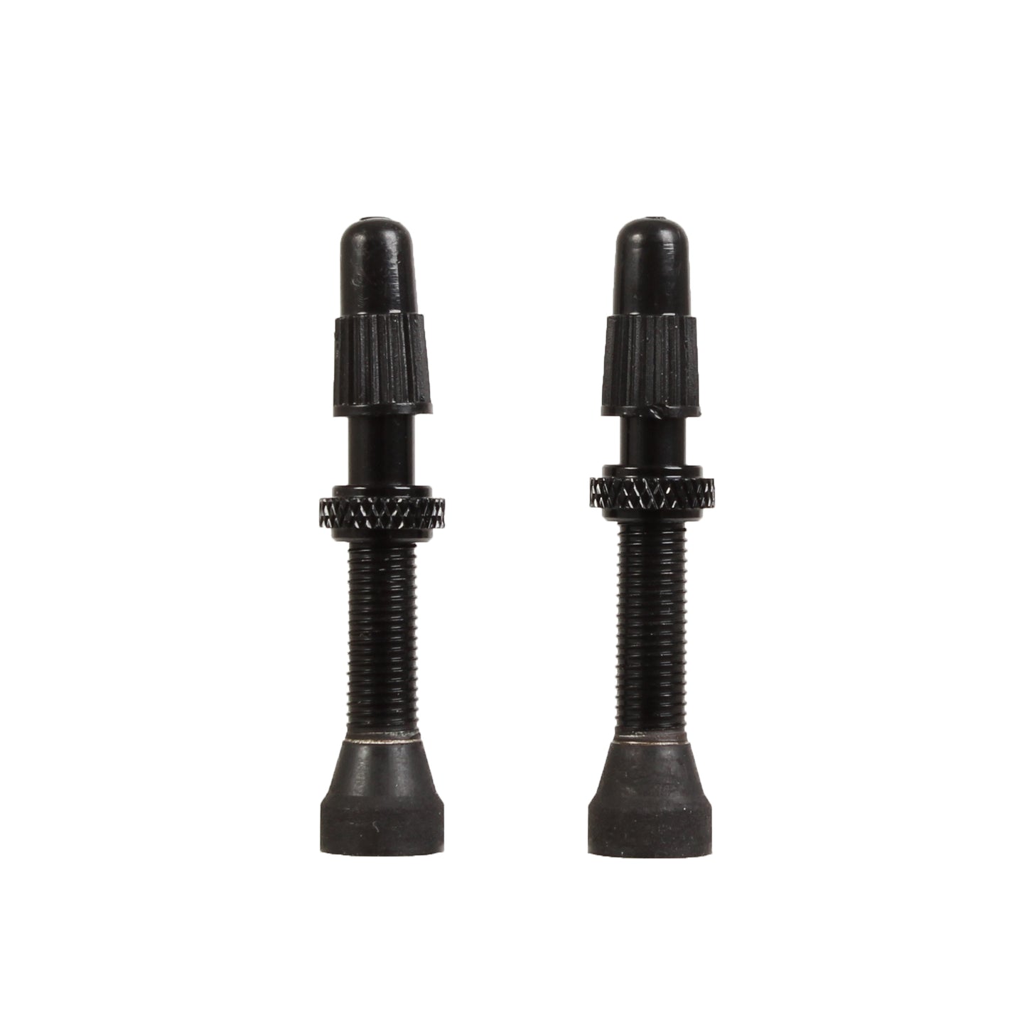 Tubeless Valves - 40mm Black Pair - Bicycle Warehouse