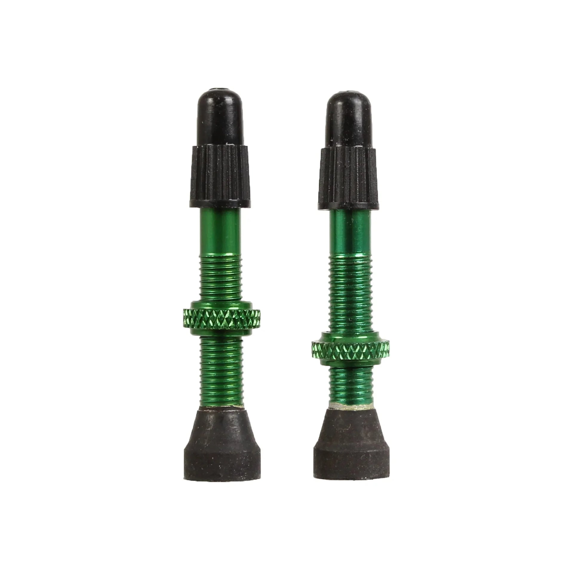 Tubeless Valves - 40mm Green Pair - Bicycle Warehouse
