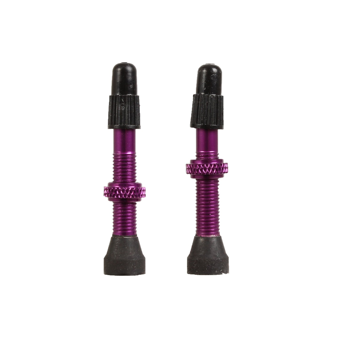 Tubeless Valves - 40mm Purple Pair - Bicycle Warehouse