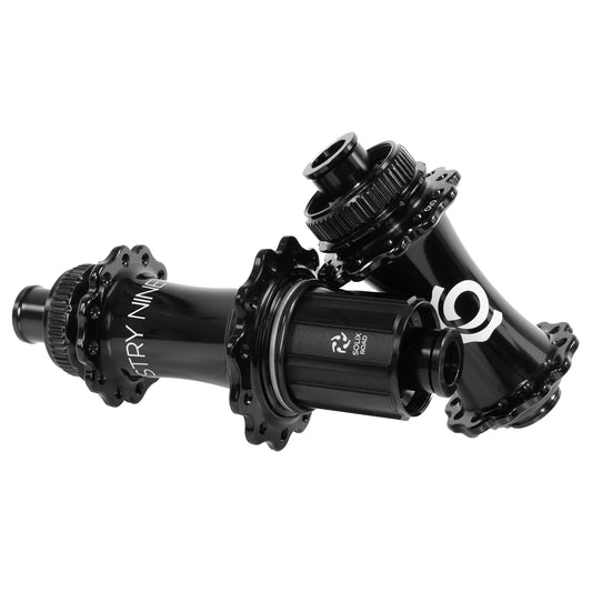 Solix CL Disc Hubs 12x100/142 TA 24h HG11 Black - Bicycle Warehouse