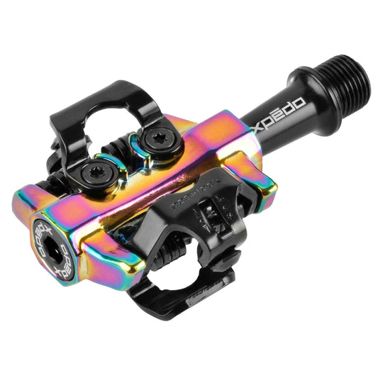 Xpedo CXR Clipless Pedals - Oil Slick - Bicycle Warehouse