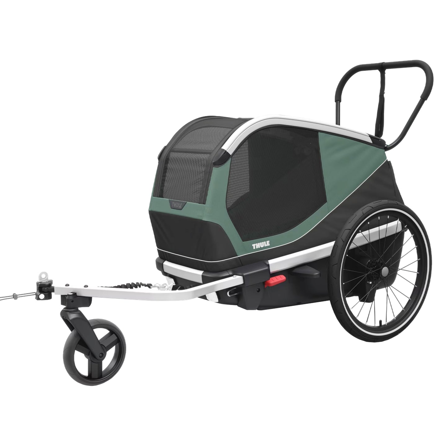 BexeyDog Bike Trailer- Hazy Green Medium - Bicycle Warehouse