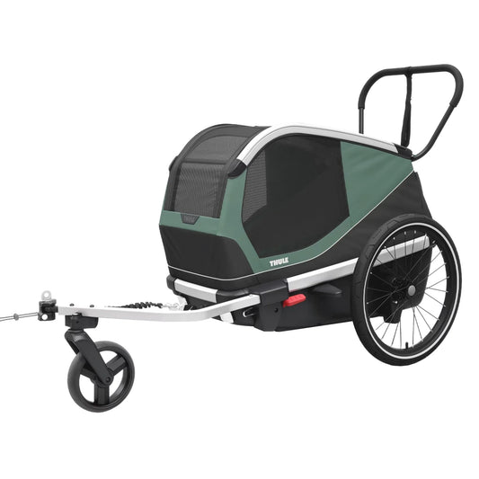 BexeyDog Bike Trailer- Hazy Green Medium - Bicycle Warehouse