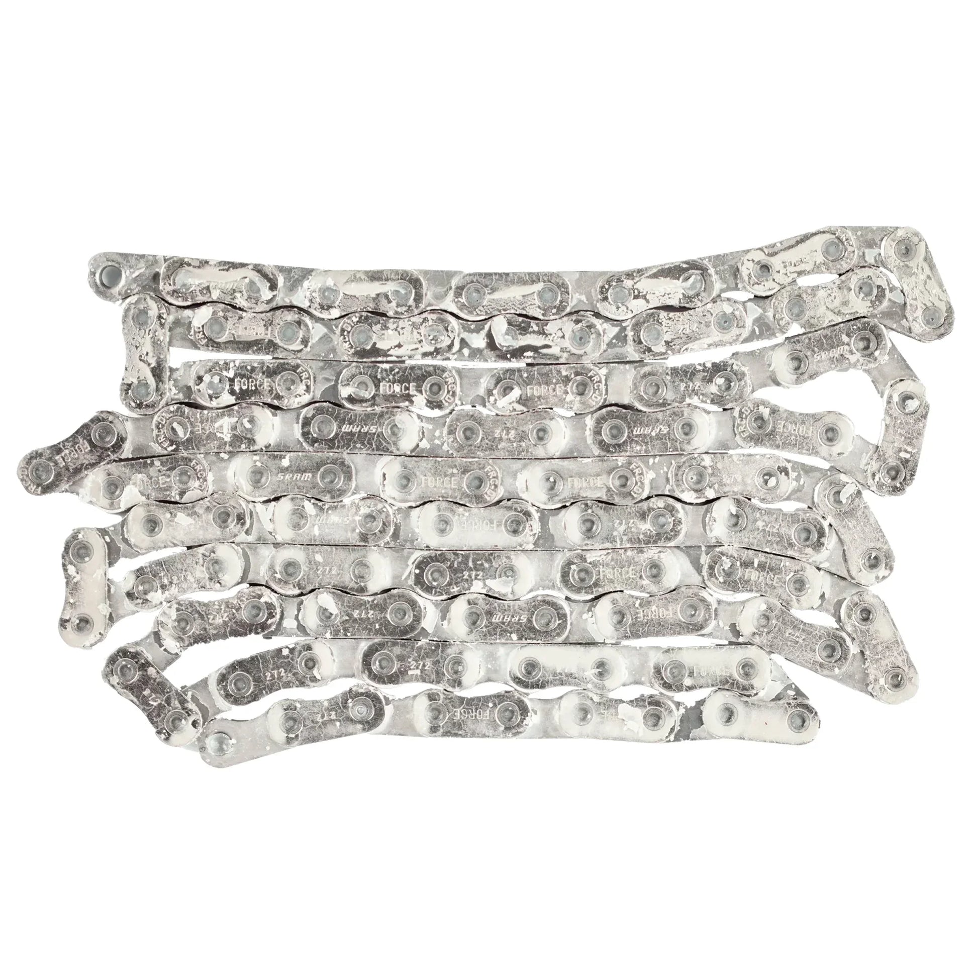 UFO Chain - Optimized SRAM AXS 12-Speed Road Flattop 120 Links Teflon-Free Silver - Bicycle Warehouse