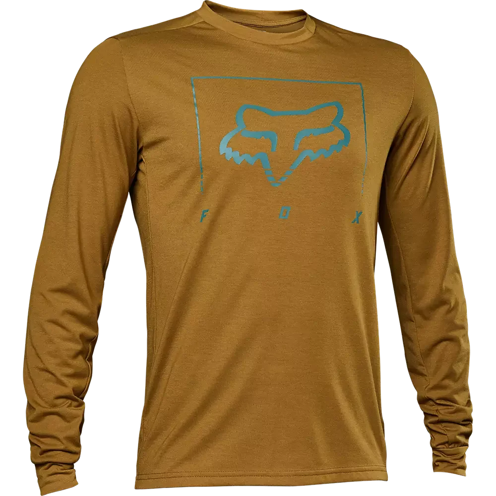 Fox Men's Ranger Tred Drirelease Mountain Bike Jersey - Yellow - Jerseys - Bicycle Warehouse